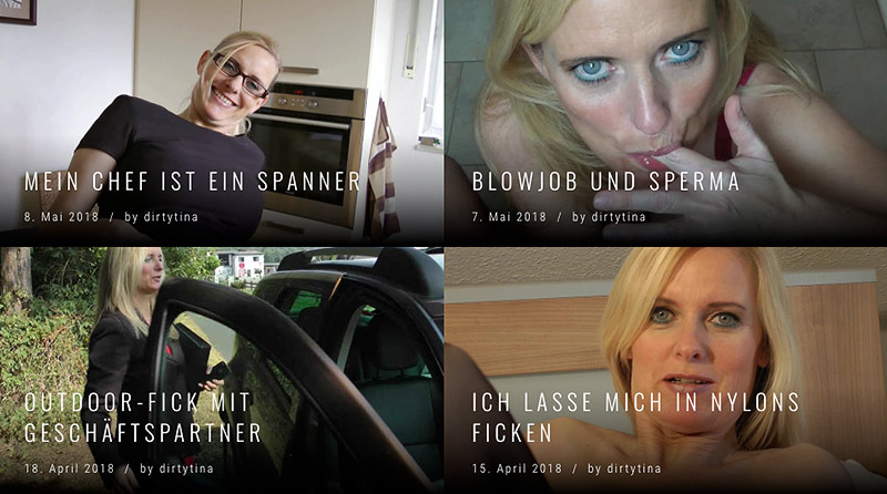 Ficken und Pornos bestimmen das Leben von Dirty Tina